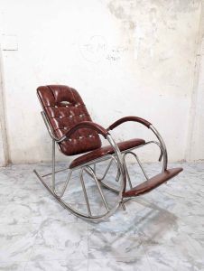 Rocking Chair - চকলেট কালার - ডায়মন্ড বাটন