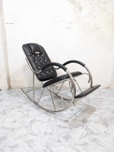 Rocking Chair - কালো কালার - ডায়মন্ড বাটন