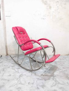 Rocking Chair - গোলাপী কালার - ডায়মন্ড বাটন