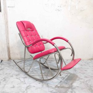 Rocking Chair - গোলাপী কালার - ডায়মন্ড বাটন