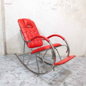 Rocking Chair - লাল কালার - ডায়মন্ড বাটন