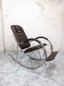 Rocking Chair - ডিপ কফি কালার - রেগুলার বাটন