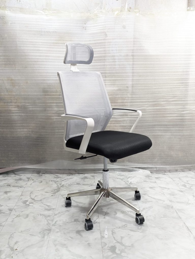 Vip 38 Model Chair - White colour Whilte Body SS E base